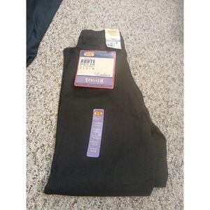 Women's Route 66 Ladies Stretch Black Size 13/14 . 96% Cotton/ 4% Spandex.